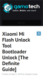 Mobile Screenshot of gamotech.com